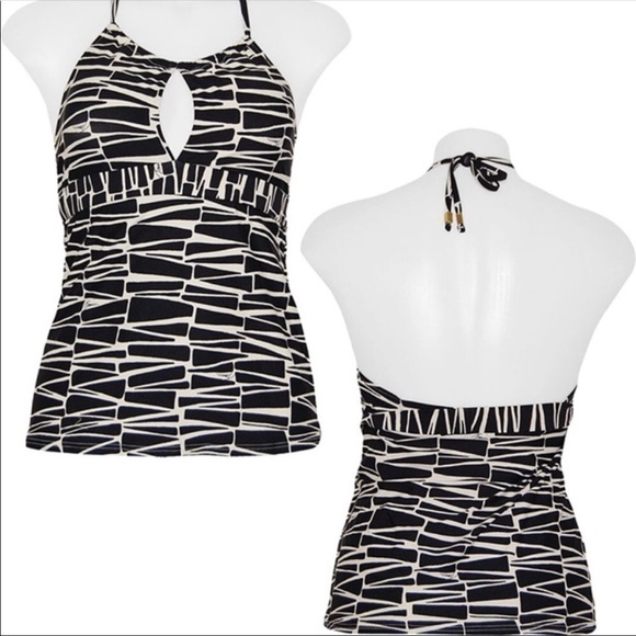 Trina Turk Cozumel Zebra Tankini Top - Picture 1 of 6